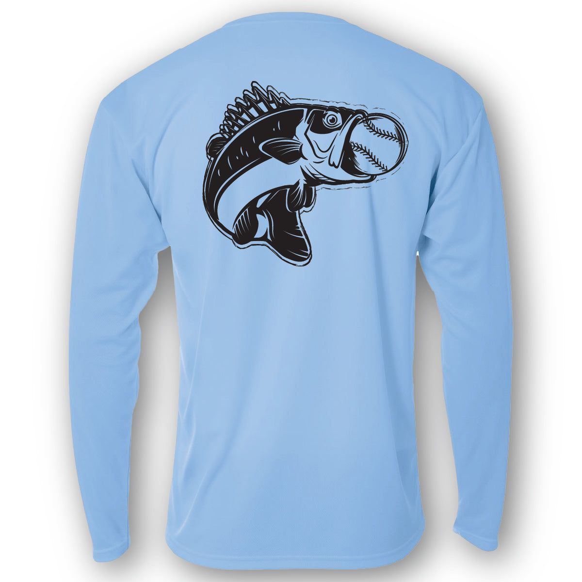 Baby Blue Long Sleeve T Shirt