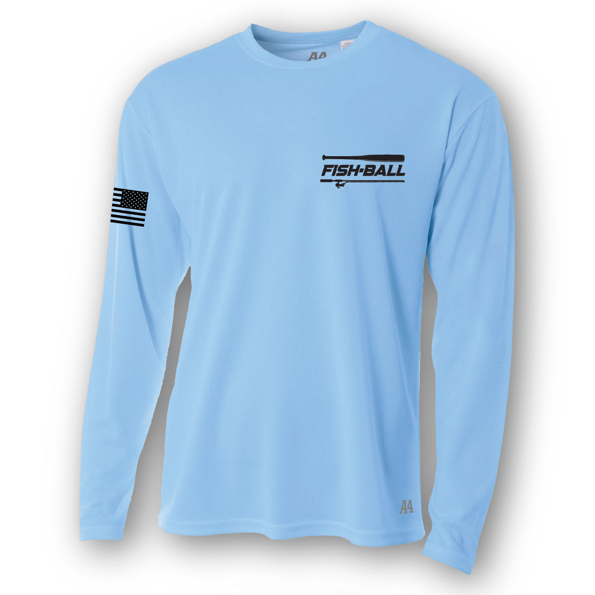 Baby Blue Long Sleeve T Shirt